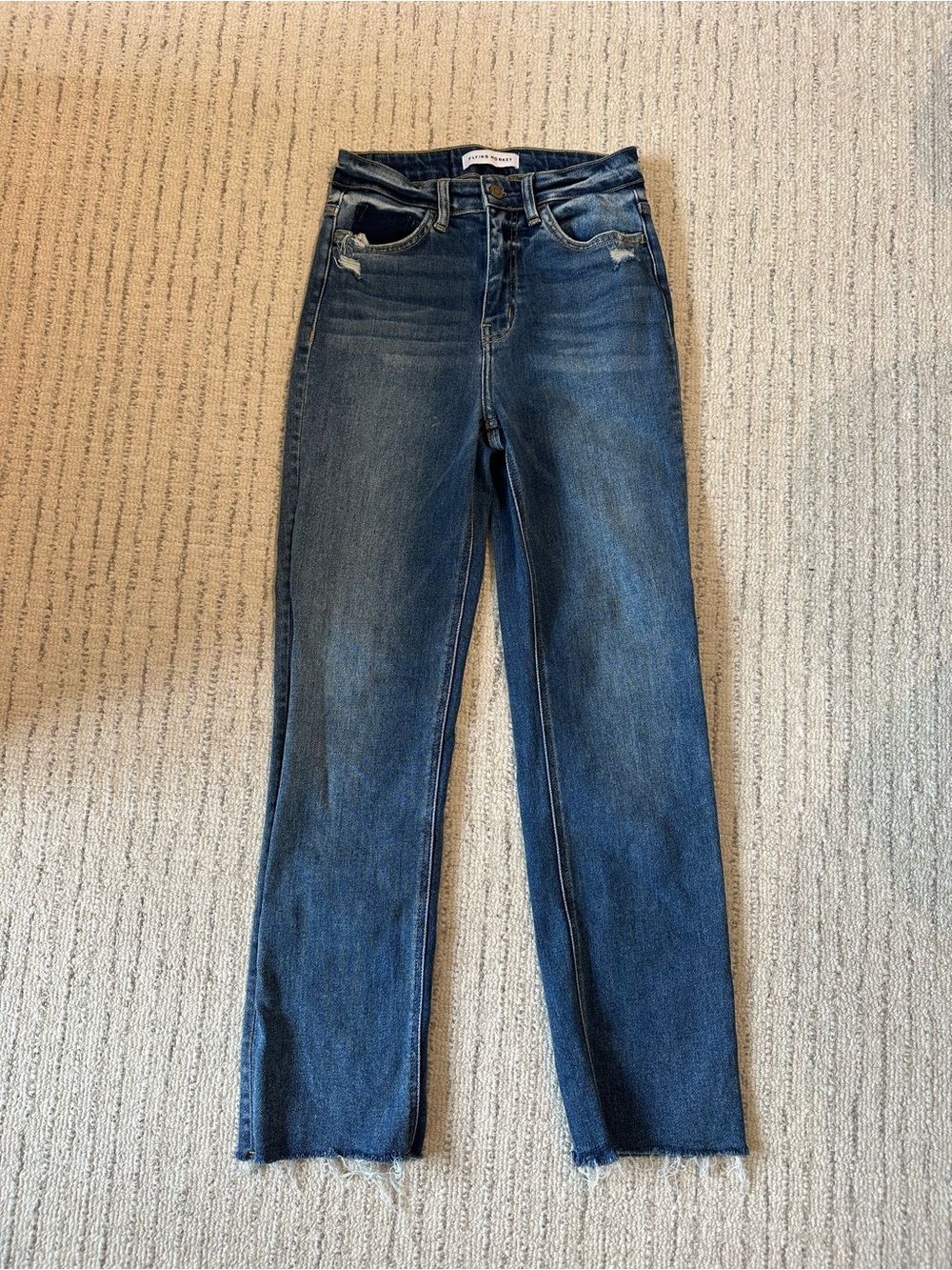 Flying Monkey Dark Wash Straight Leg Jean